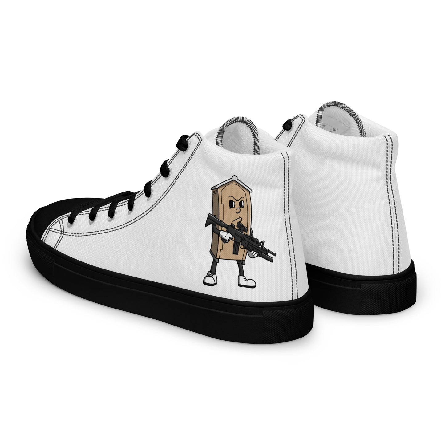 Men’s high top canvas shoes