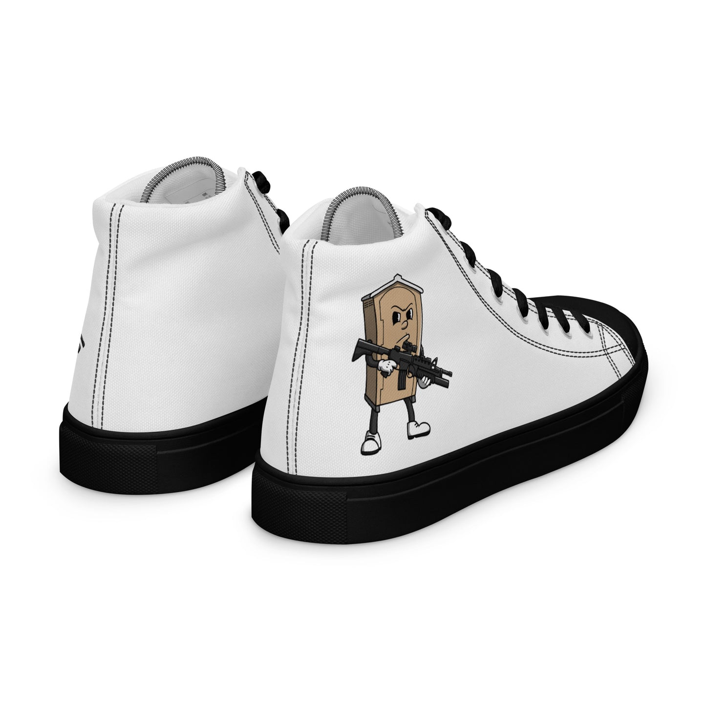 Men’s high top canvas shoes