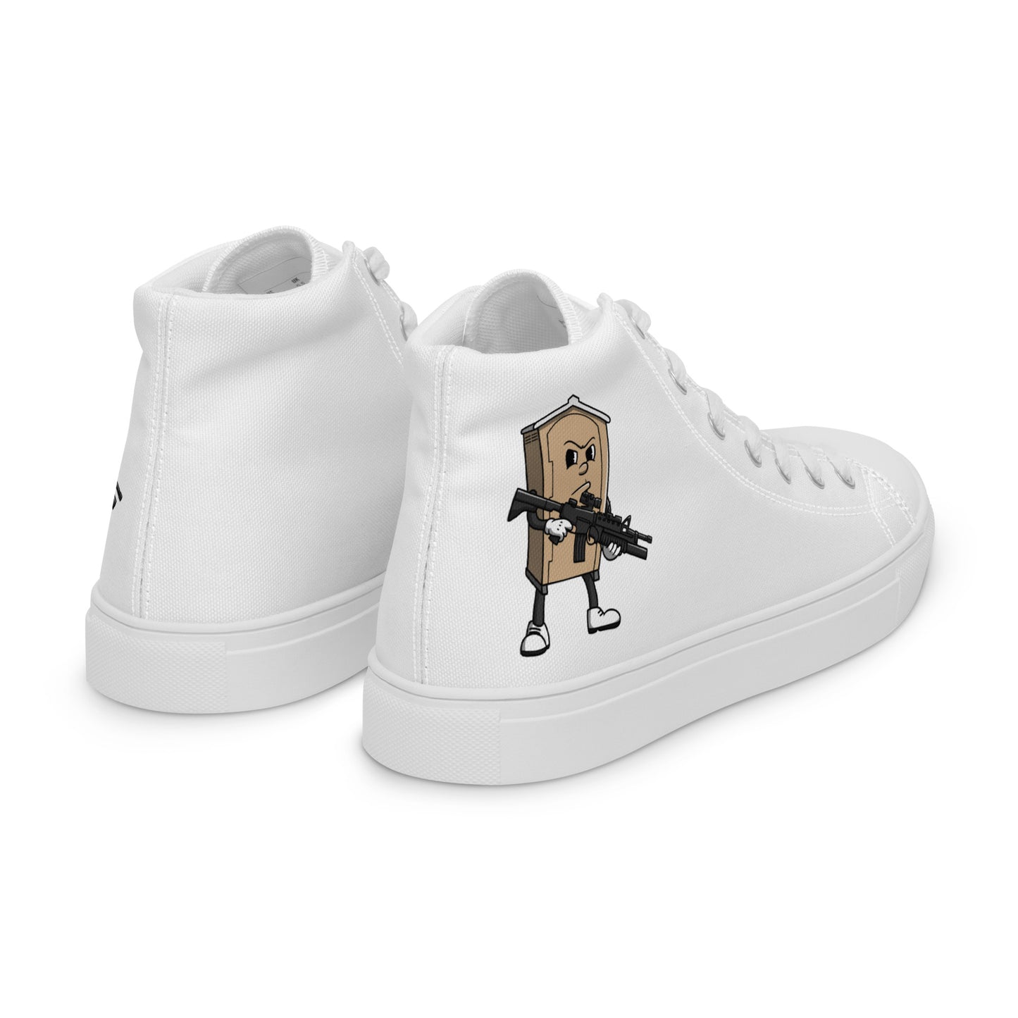 Men’s high top canvas shoes