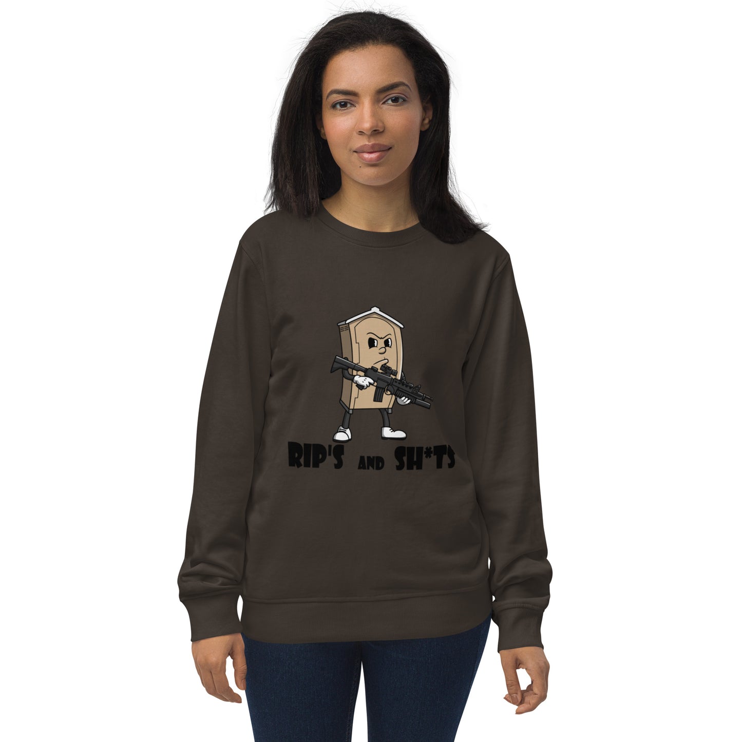 Rips and Shits Unisex organic sweatshirt