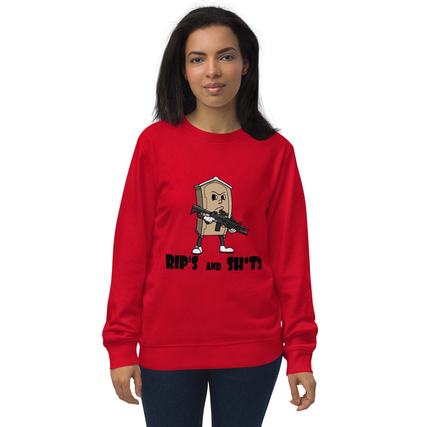 Rips and Shits Unisex organic sweatshirt