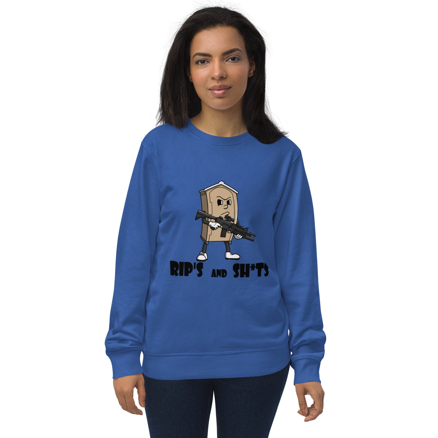 Rips and Shits Unisex organic sweatshirt