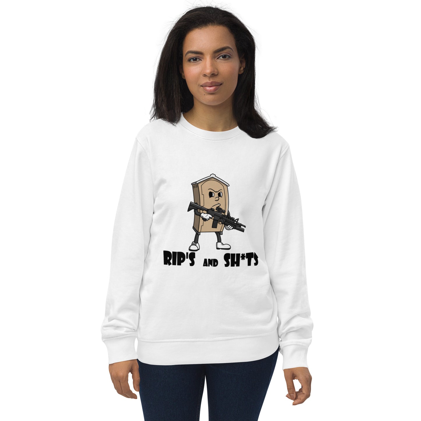 Rips and Shits Unisex organic sweatshirt