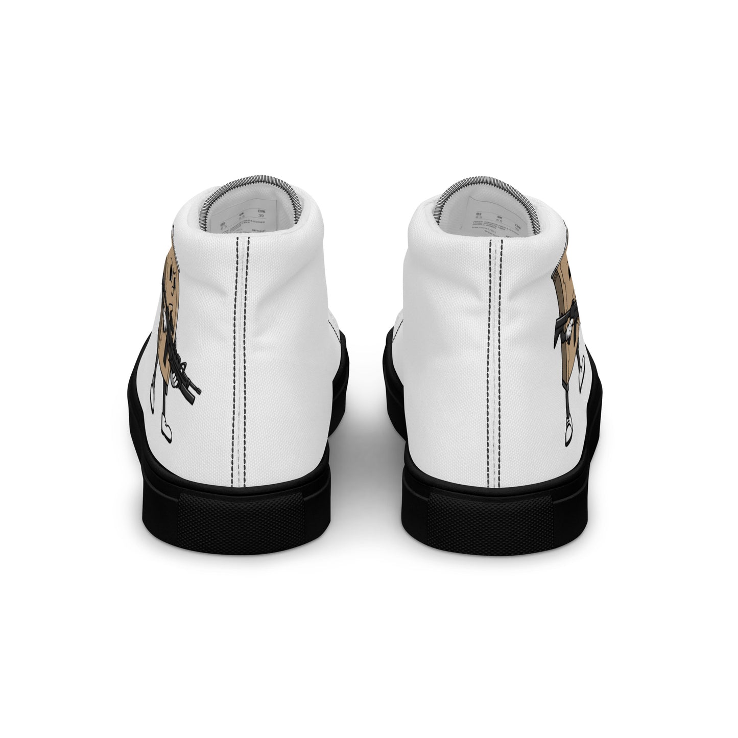 Women’s high top canvas shoes