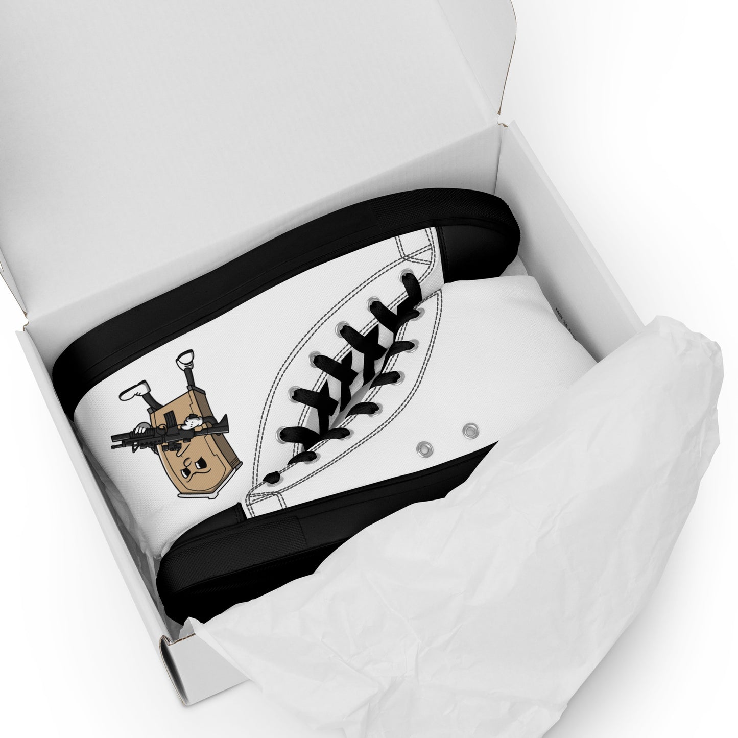 Women’s high top canvas shoes