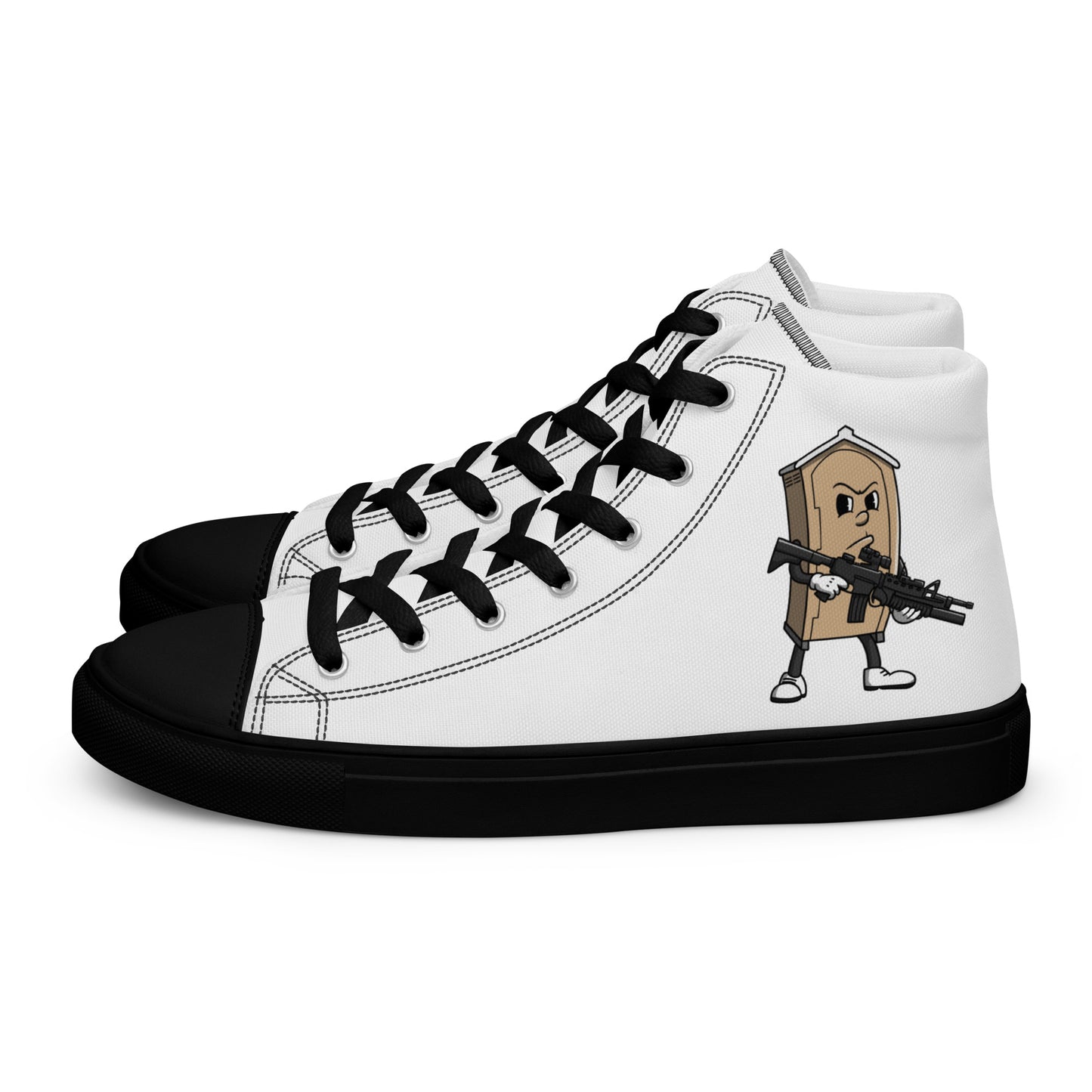 Women’s high top canvas shoes