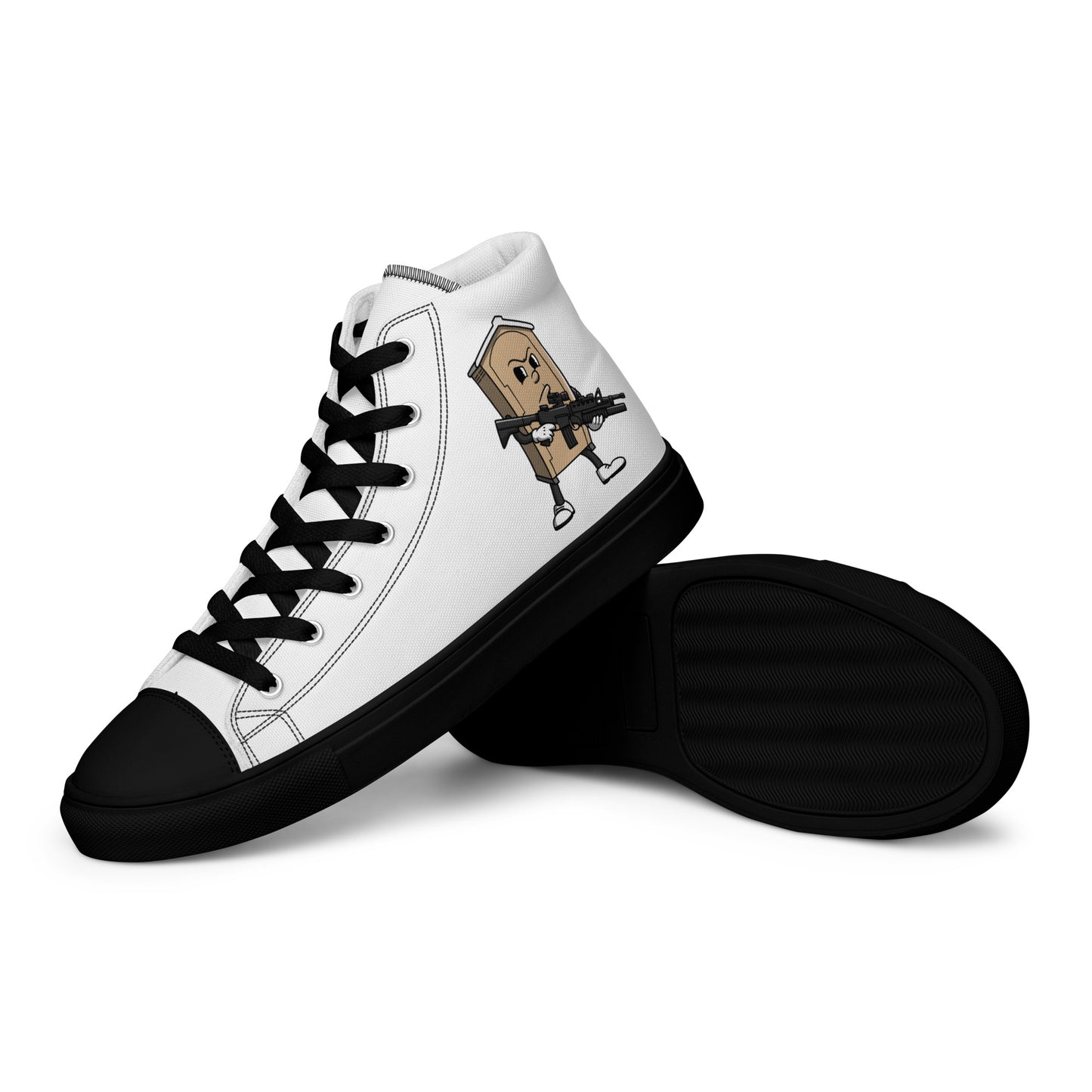 Women’s high top canvas shoes