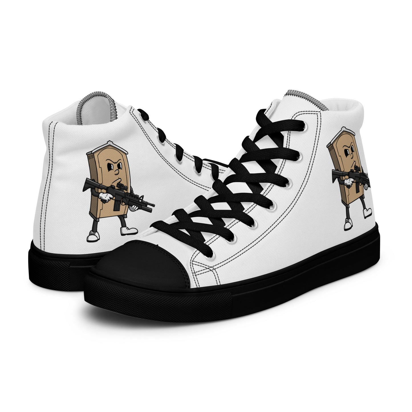 Women’s high top canvas shoes