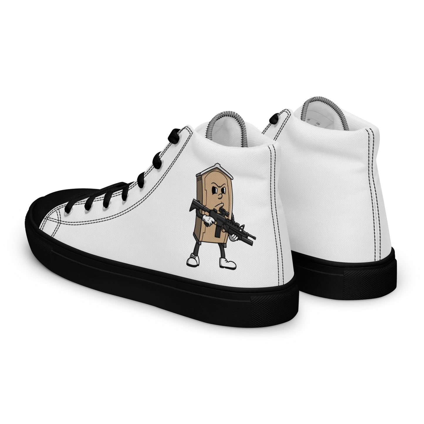 Women’s high top canvas shoes