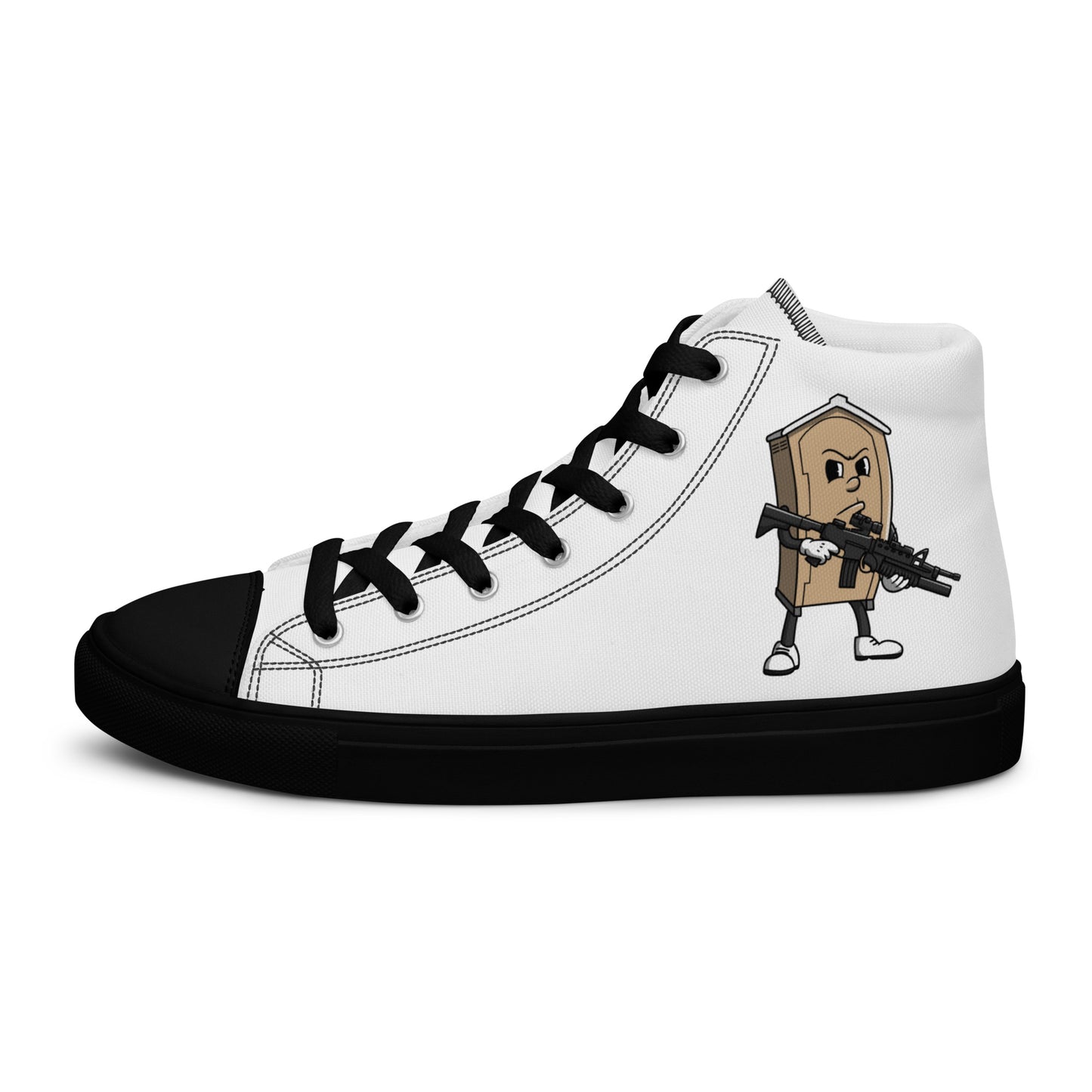 Women’s high top canvas shoes