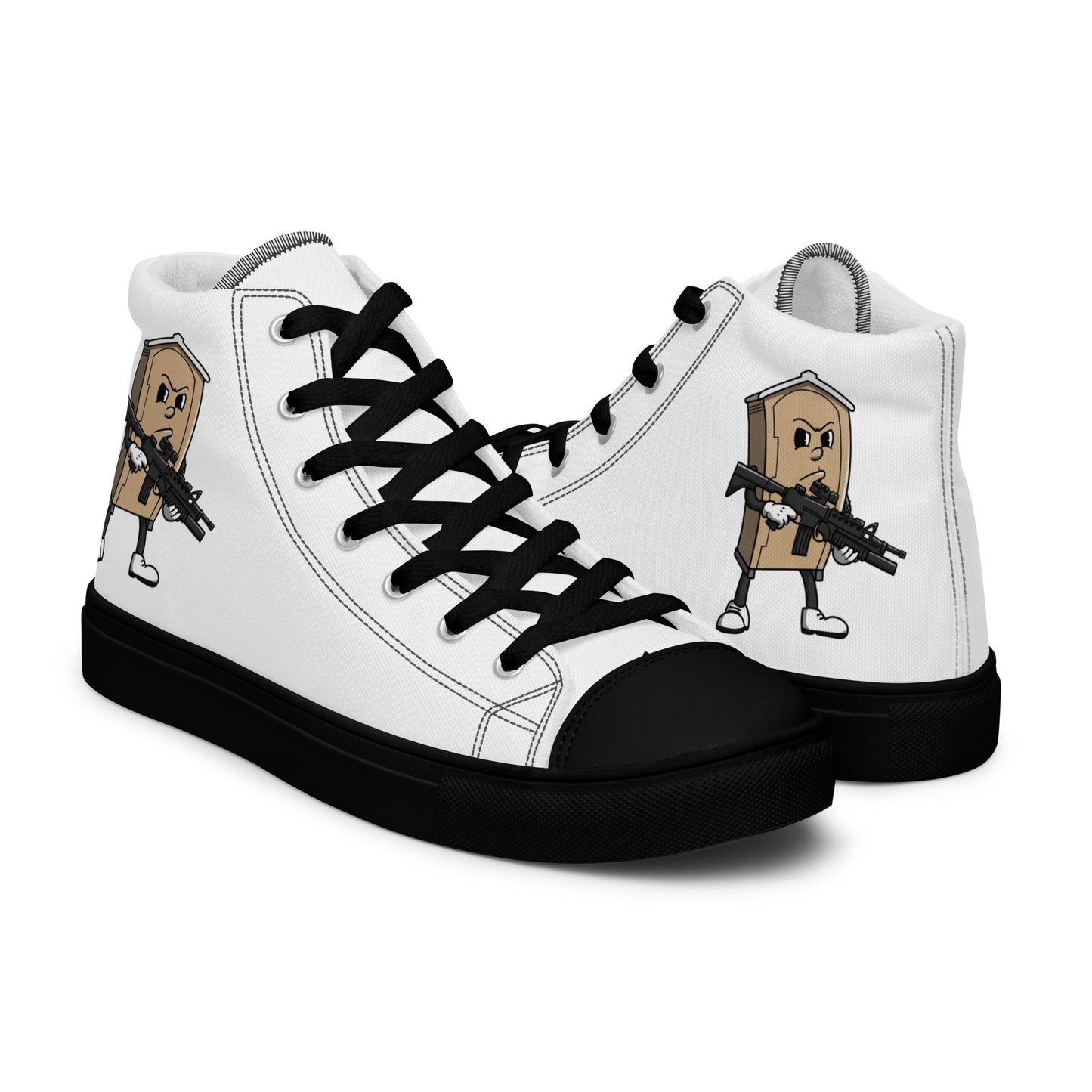 Women’s high top canvas shoes