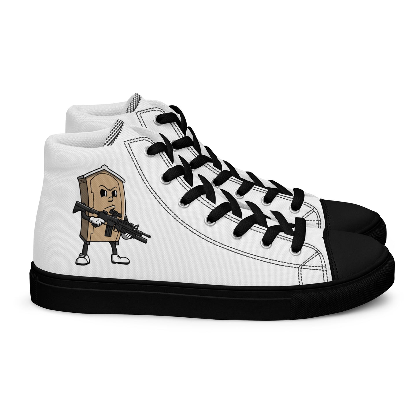 Women’s high top canvas shoes