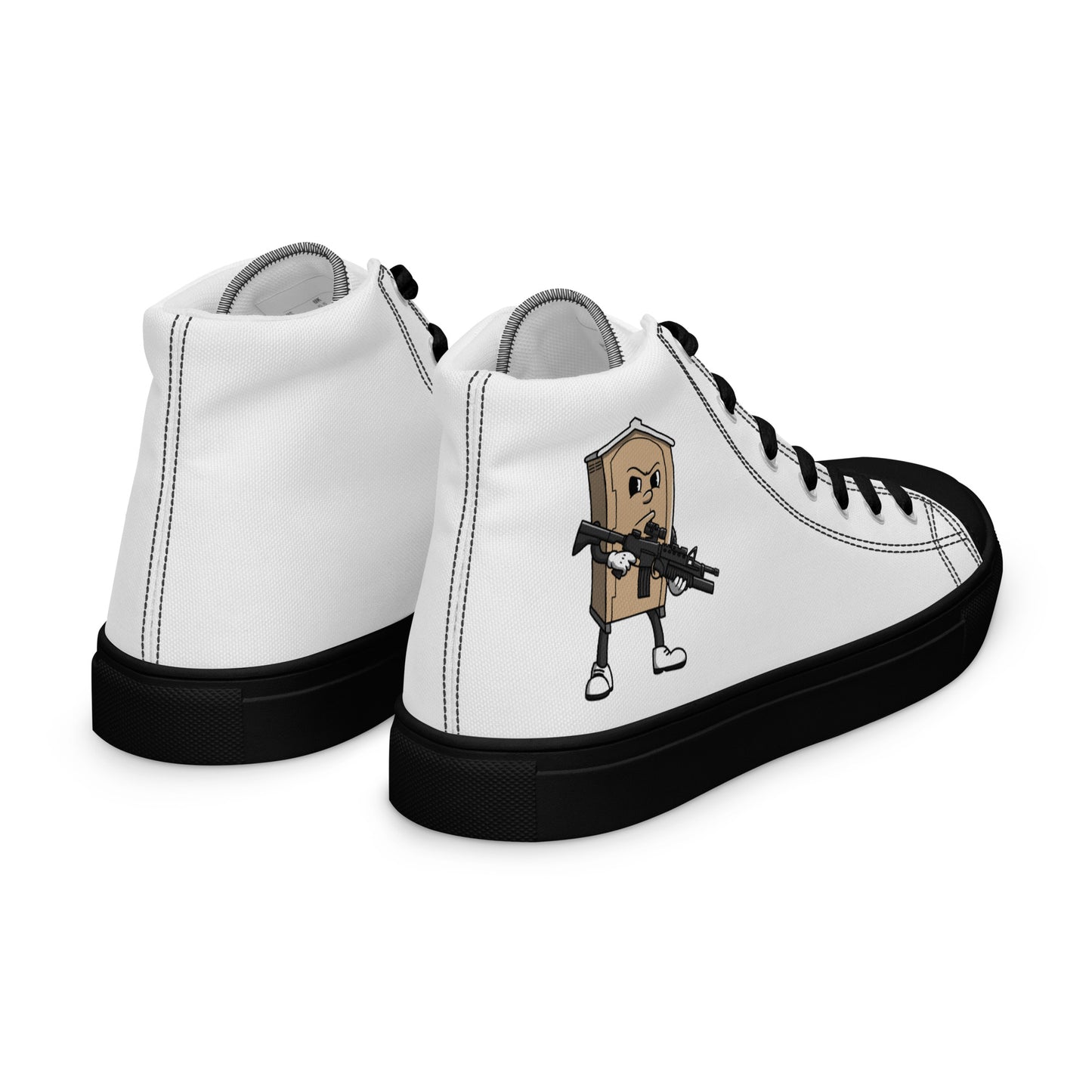 Women’s high top canvas shoes