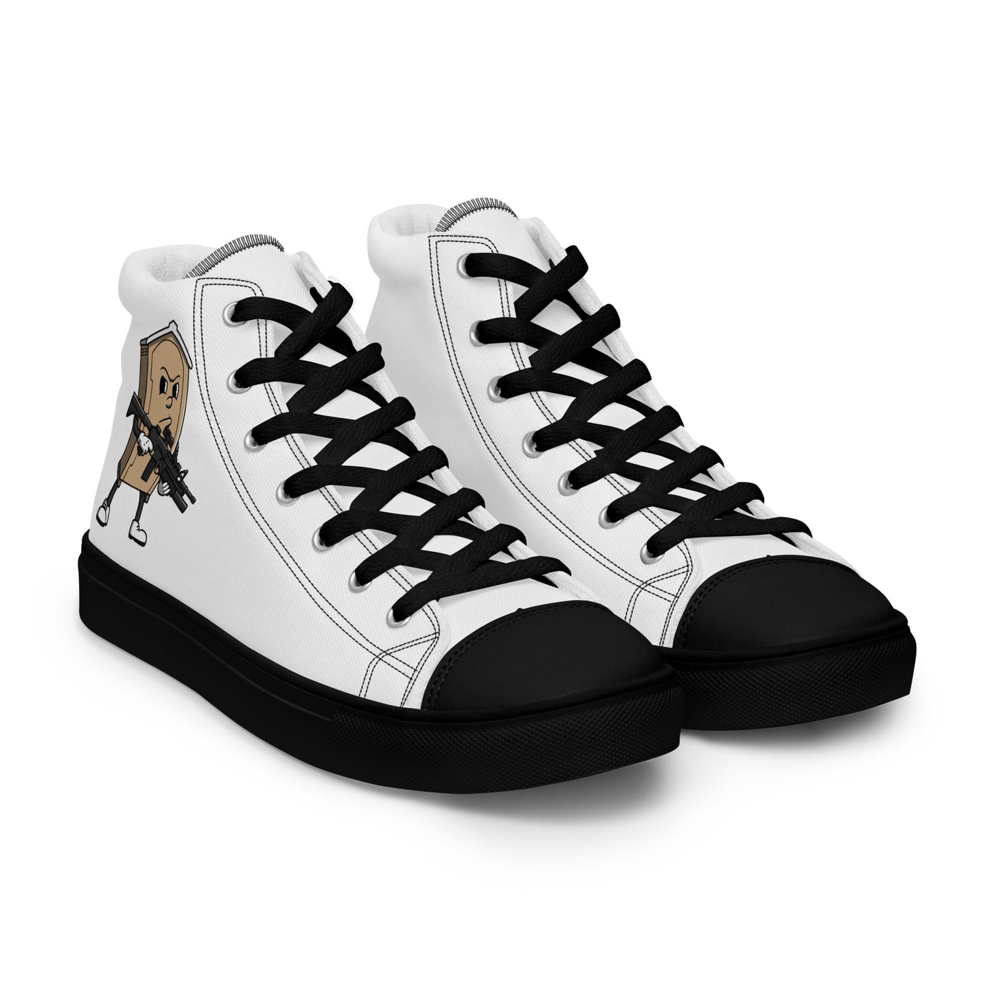 Women’s high top canvas shoes