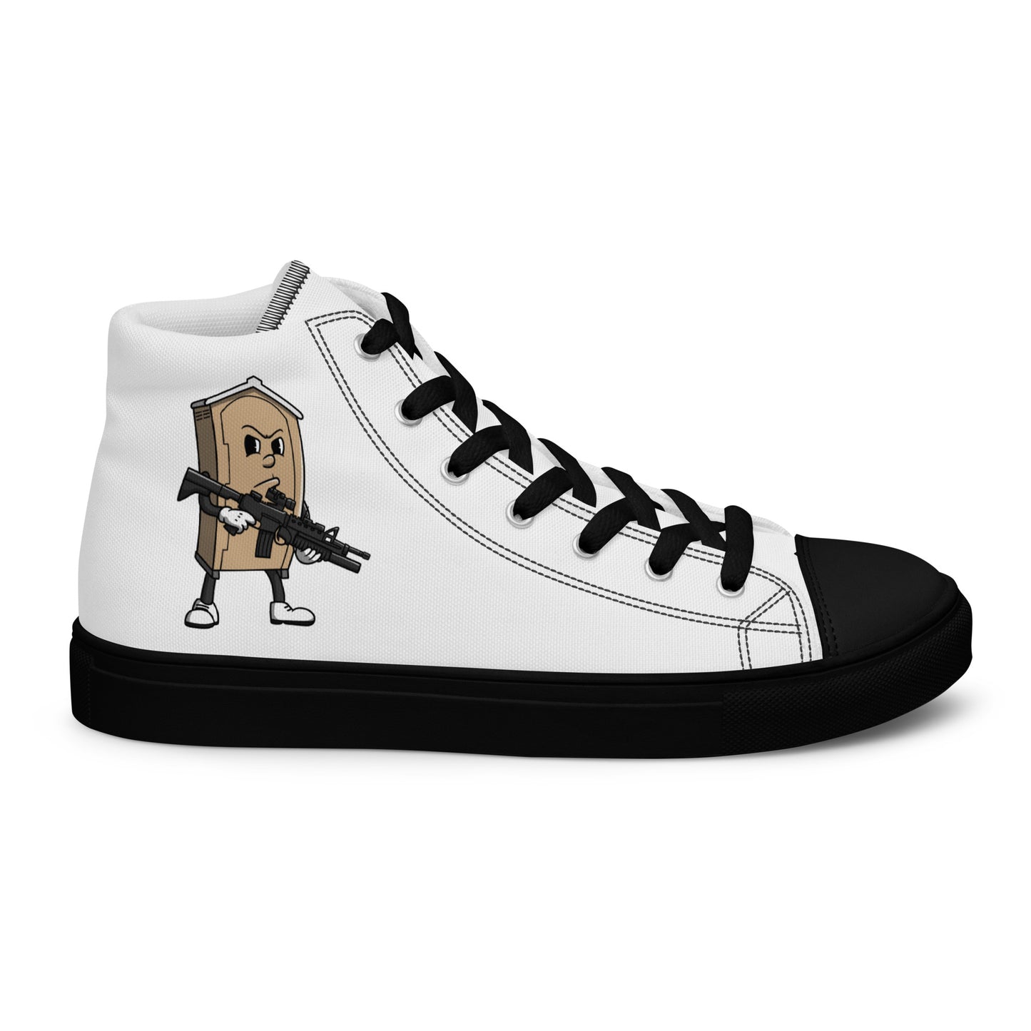 Women’s high top canvas shoes