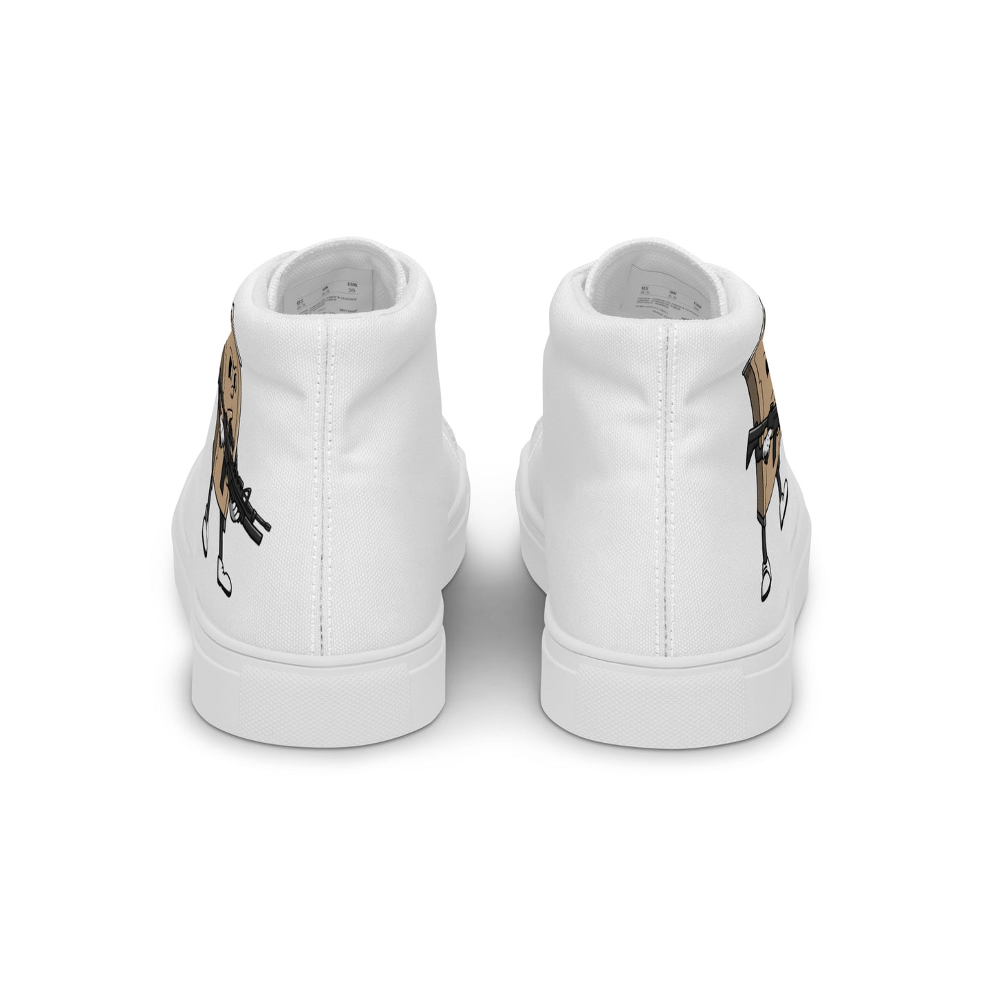 Women’s high top canvas shoes