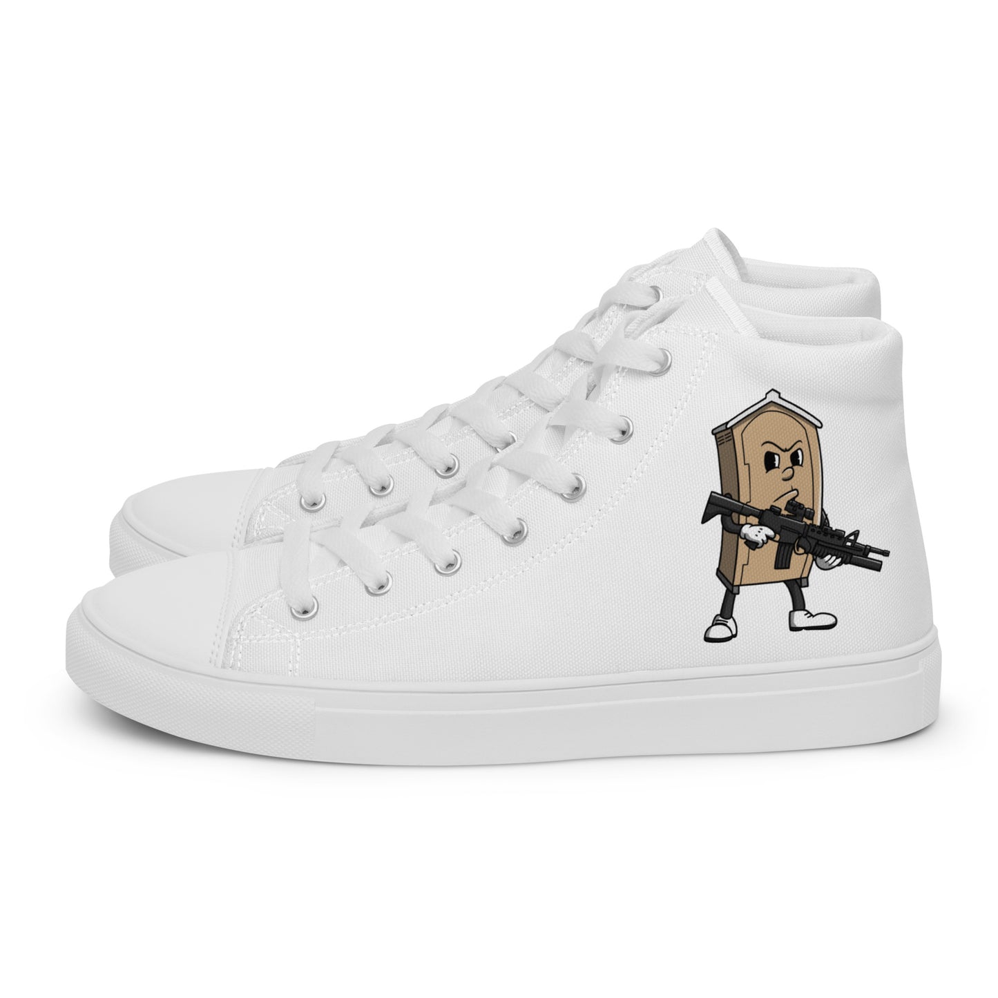 Women’s high top canvas shoes