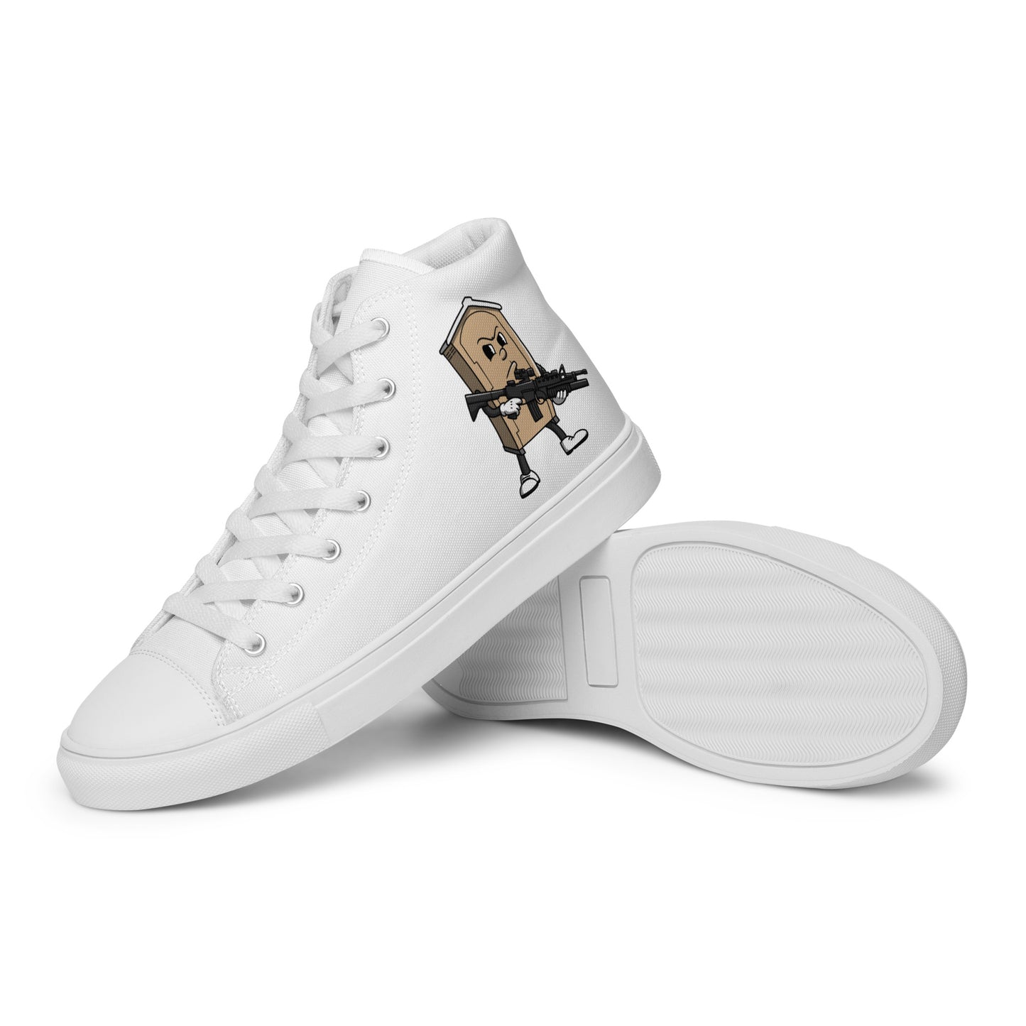 Women’s high top canvas shoes