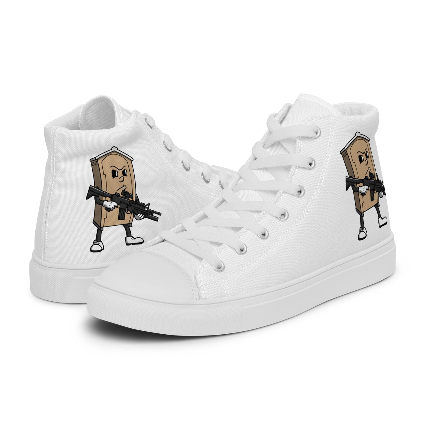 Women’s high top canvas shoes