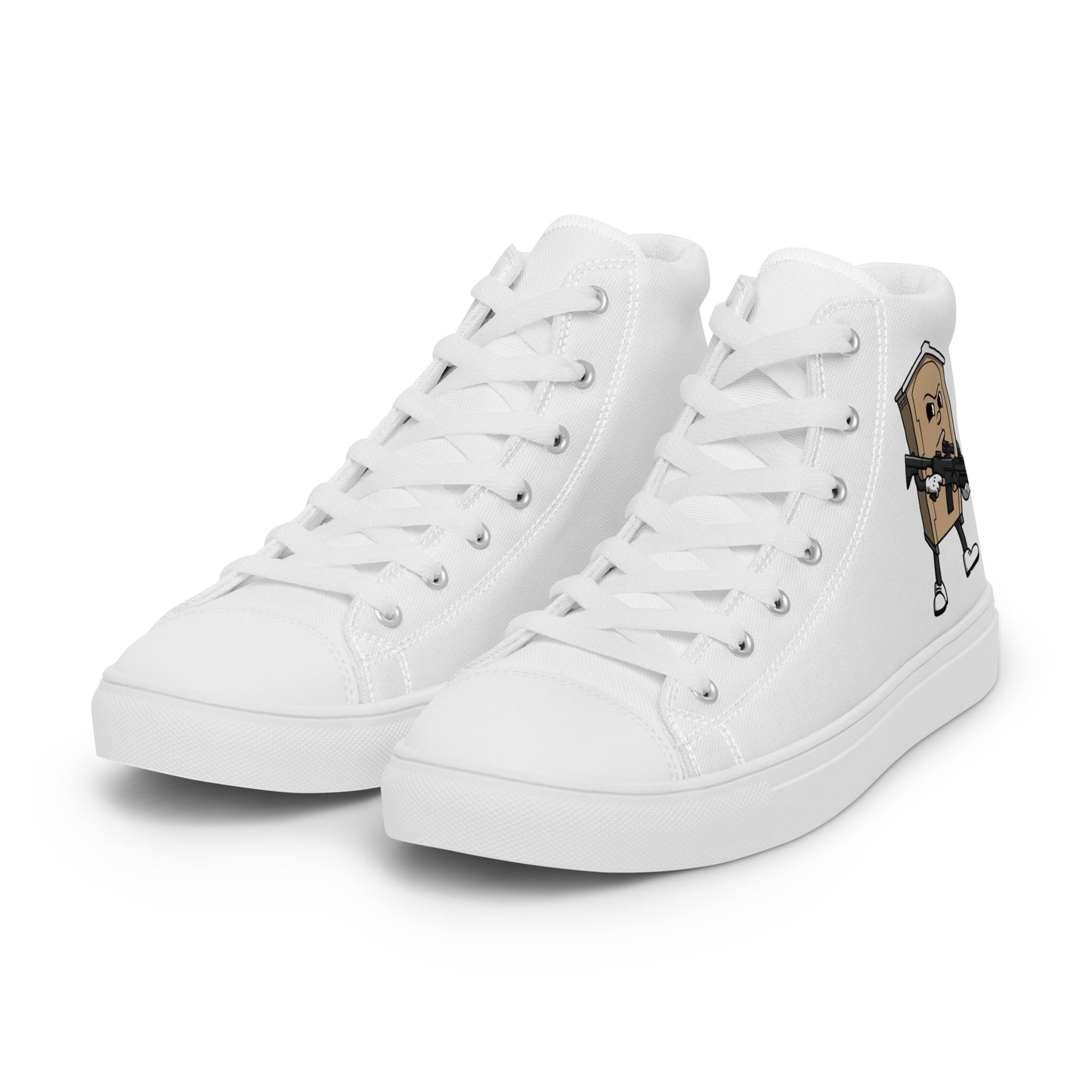 Women’s high top canvas shoes