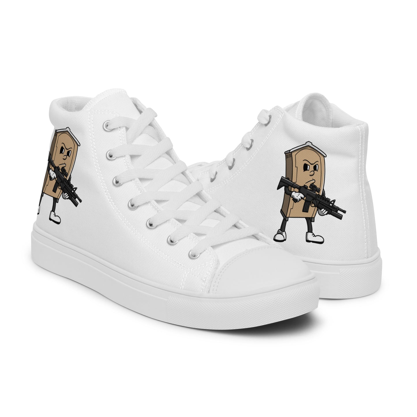 Women’s high top canvas shoes