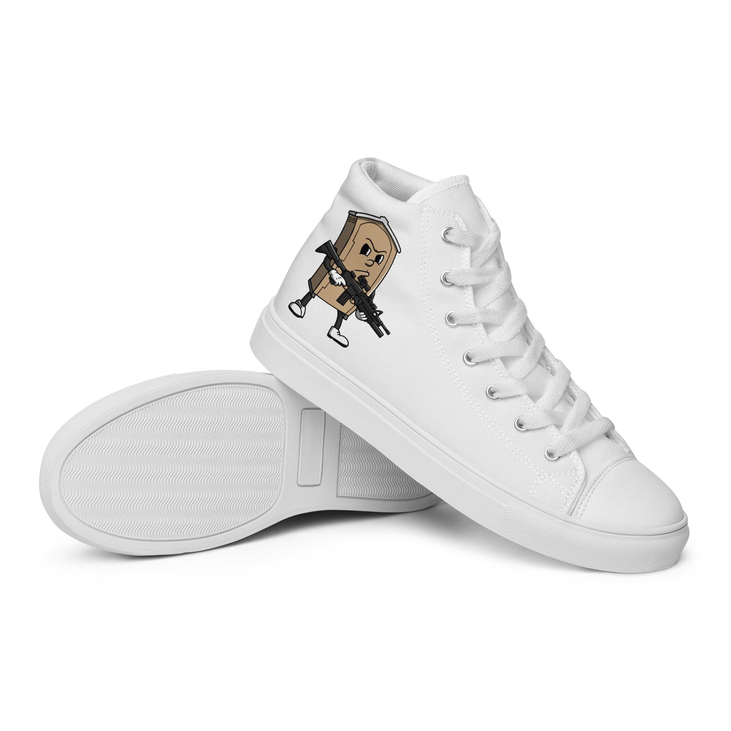 Women’s high top canvas shoes