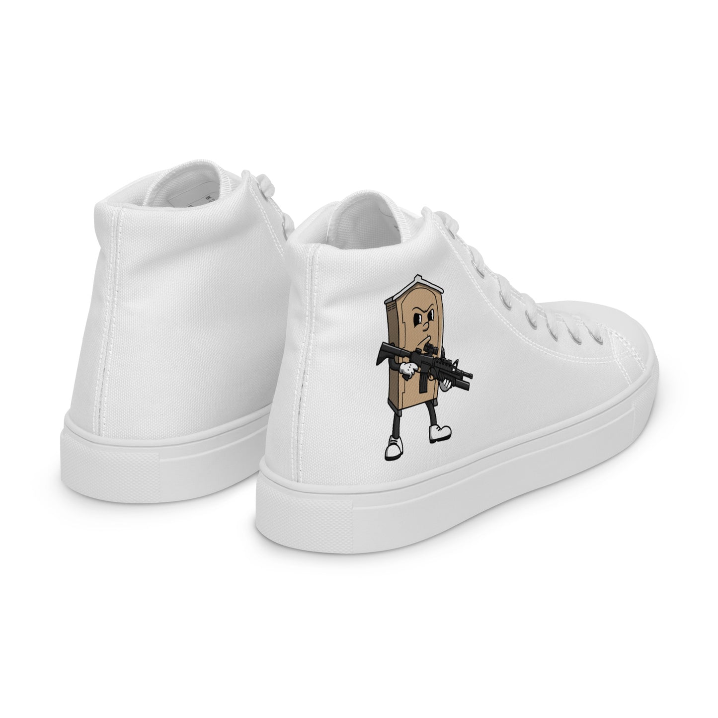 Women’s high top canvas shoes