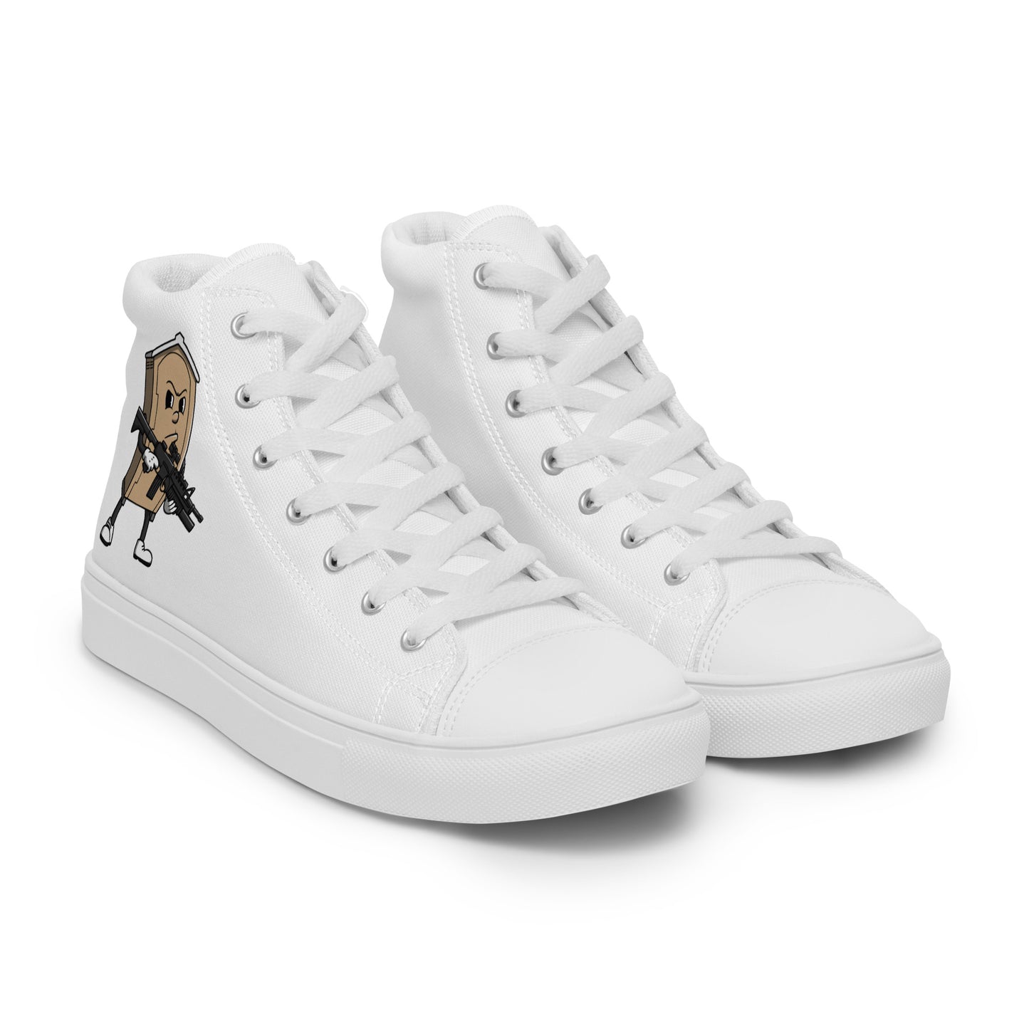 Women’s high top canvas shoes