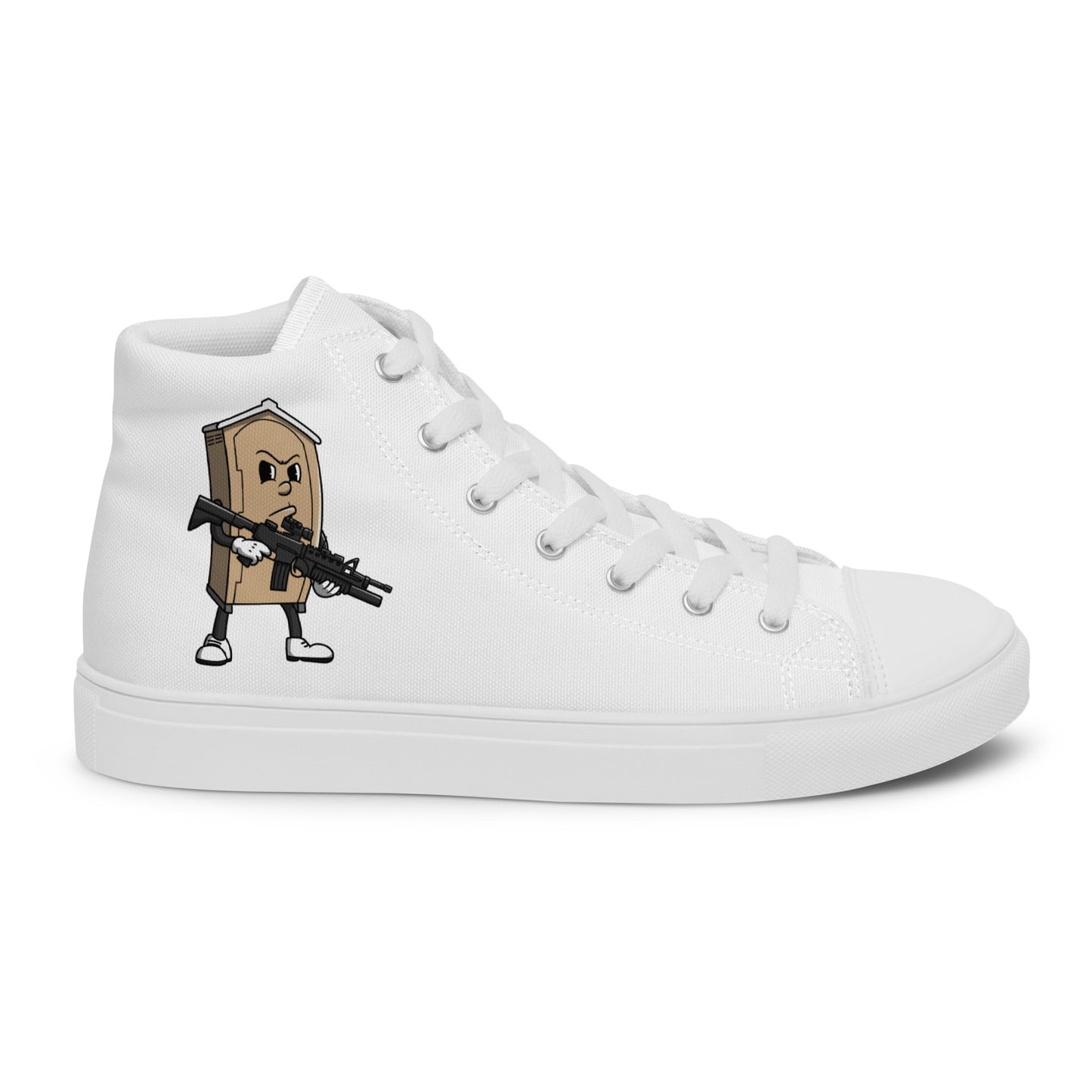 Women’s high top canvas shoes